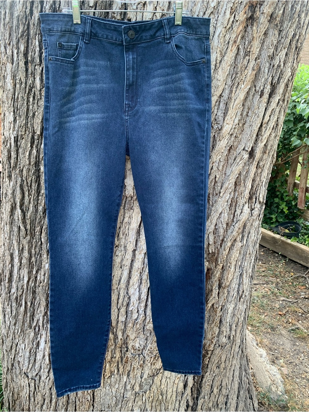 Women’s Dark Blue Stretch Jeans - Classic Slim Fit